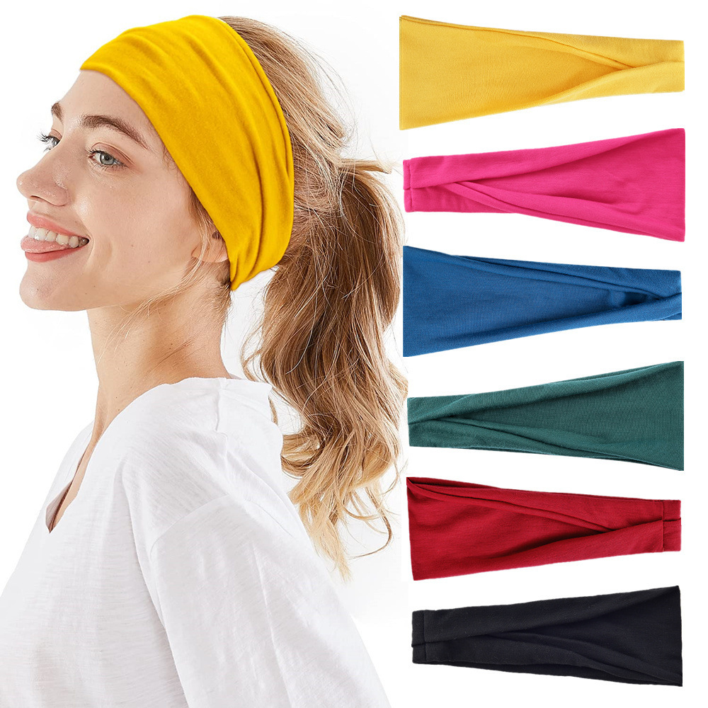 Milanaise Mesh Band - Diadema deportiva de Color sólido para