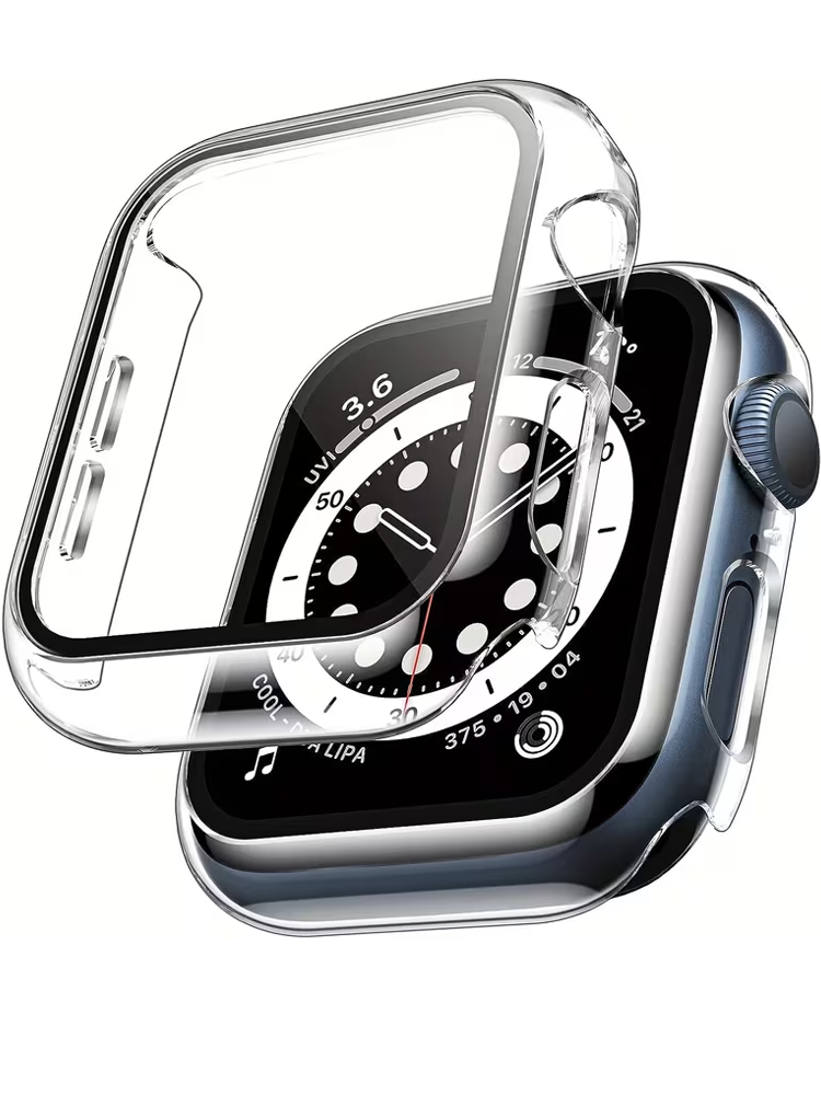 Smartwatch Case - 2 uds caja de vidrio templado