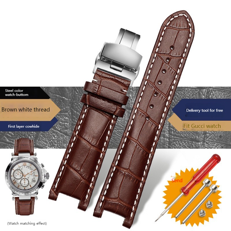 Smartwatch Guess - Correa de reloj de cuero genuino