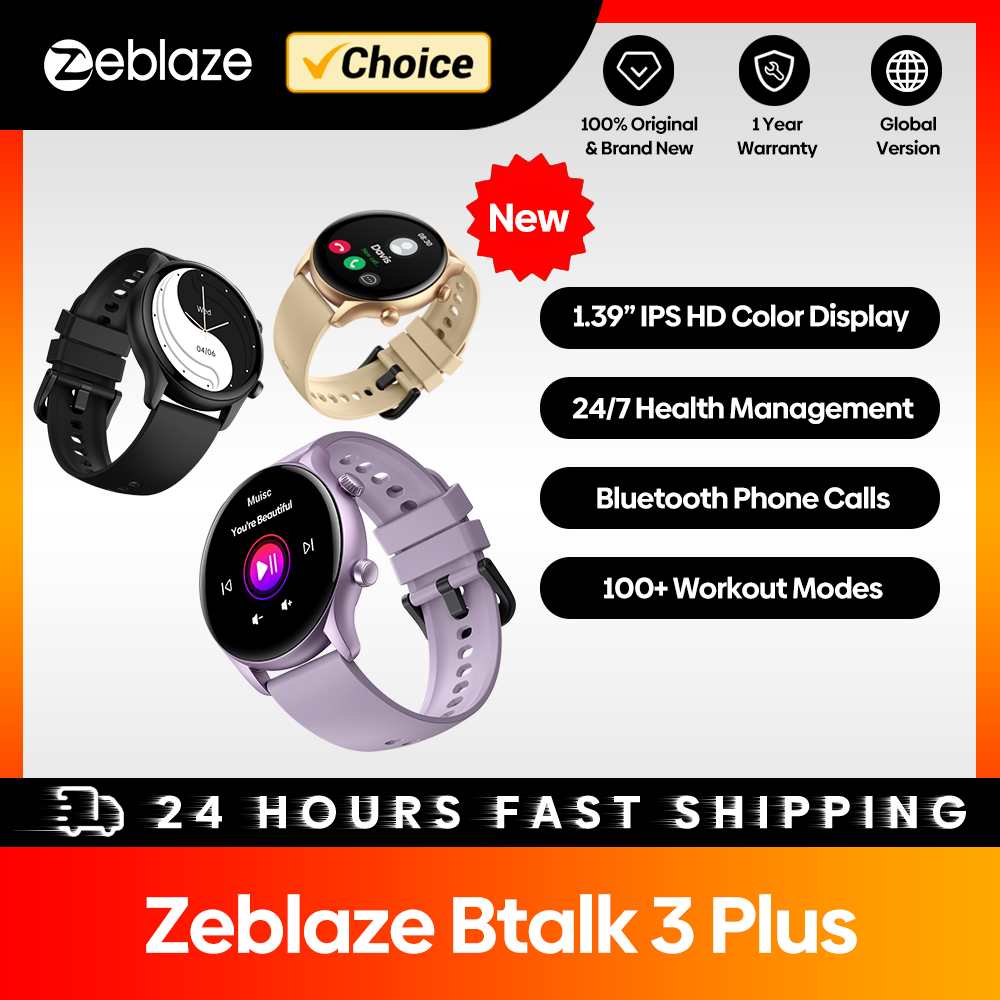 Smartwatch Face - Zeblaze-reloj inteligente Btalk 3 Plus para