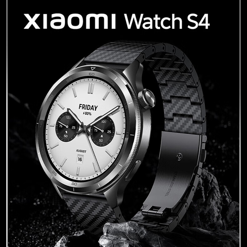 Xiaomi Smartwatch S3 Accessories - Correa de fibra de carbono para