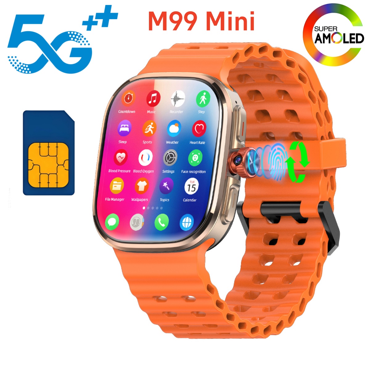 Mini Reloj Inteligente M99 5G  - Smartwatch Face reseña y precio