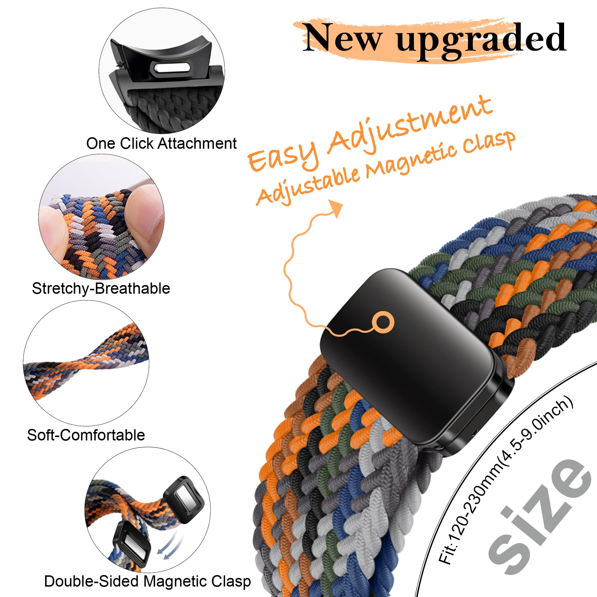 Correa trenzada magnética sin  - Solo Loop Strap reseña y precio
