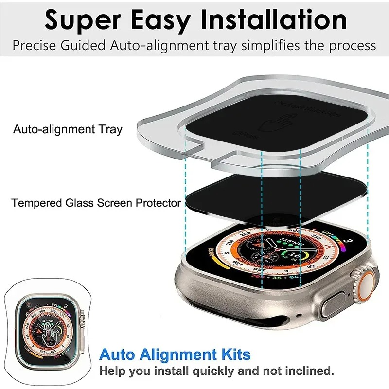 Vidrio templado para Apple Wat - Watch Case Bumper reseña y precio