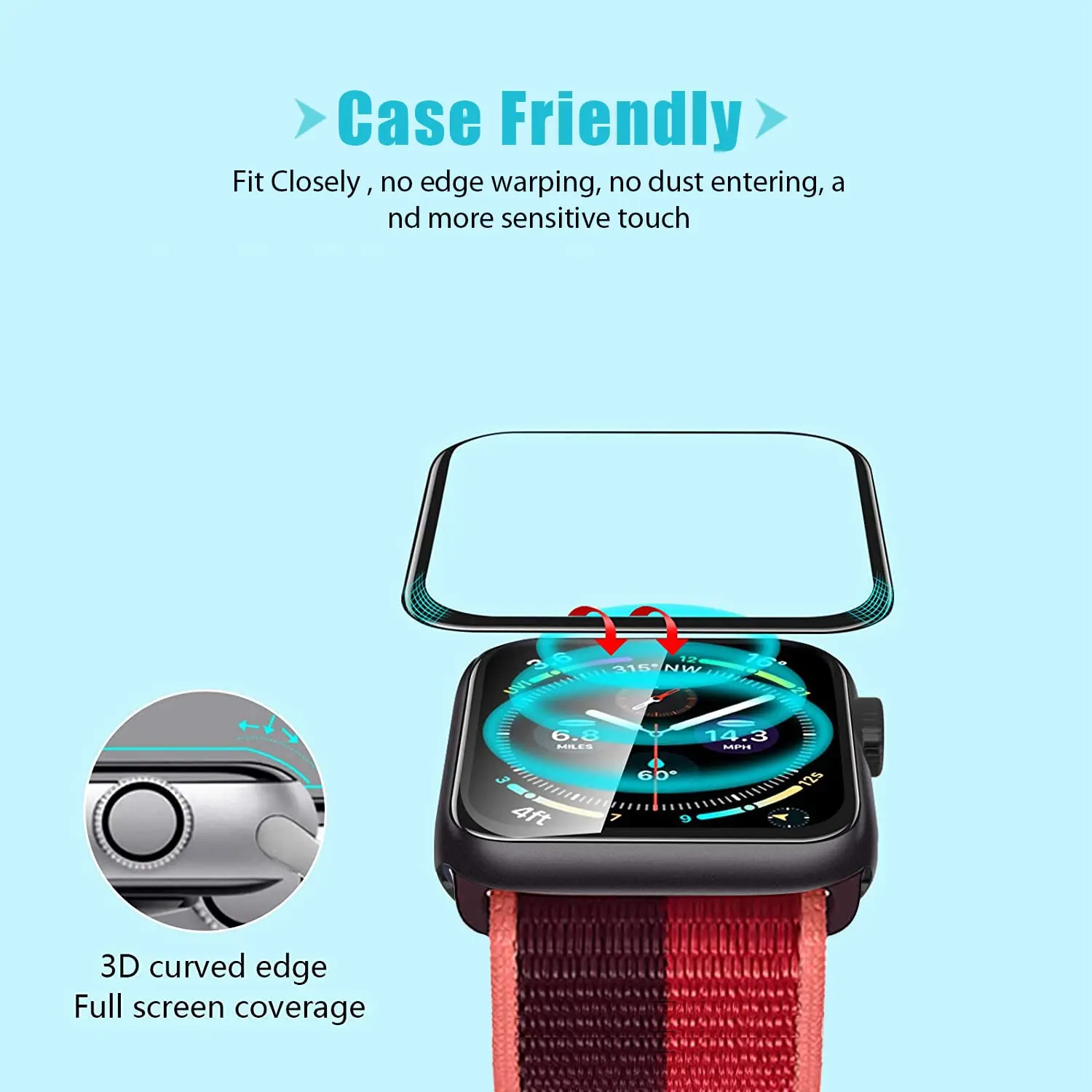 Protector de Pantalla 3D de Vi - Watch Case Bumper reseña y precio
