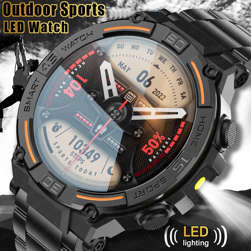 Reloj inteligente militar resi - Smartwatch Face reseña y precio