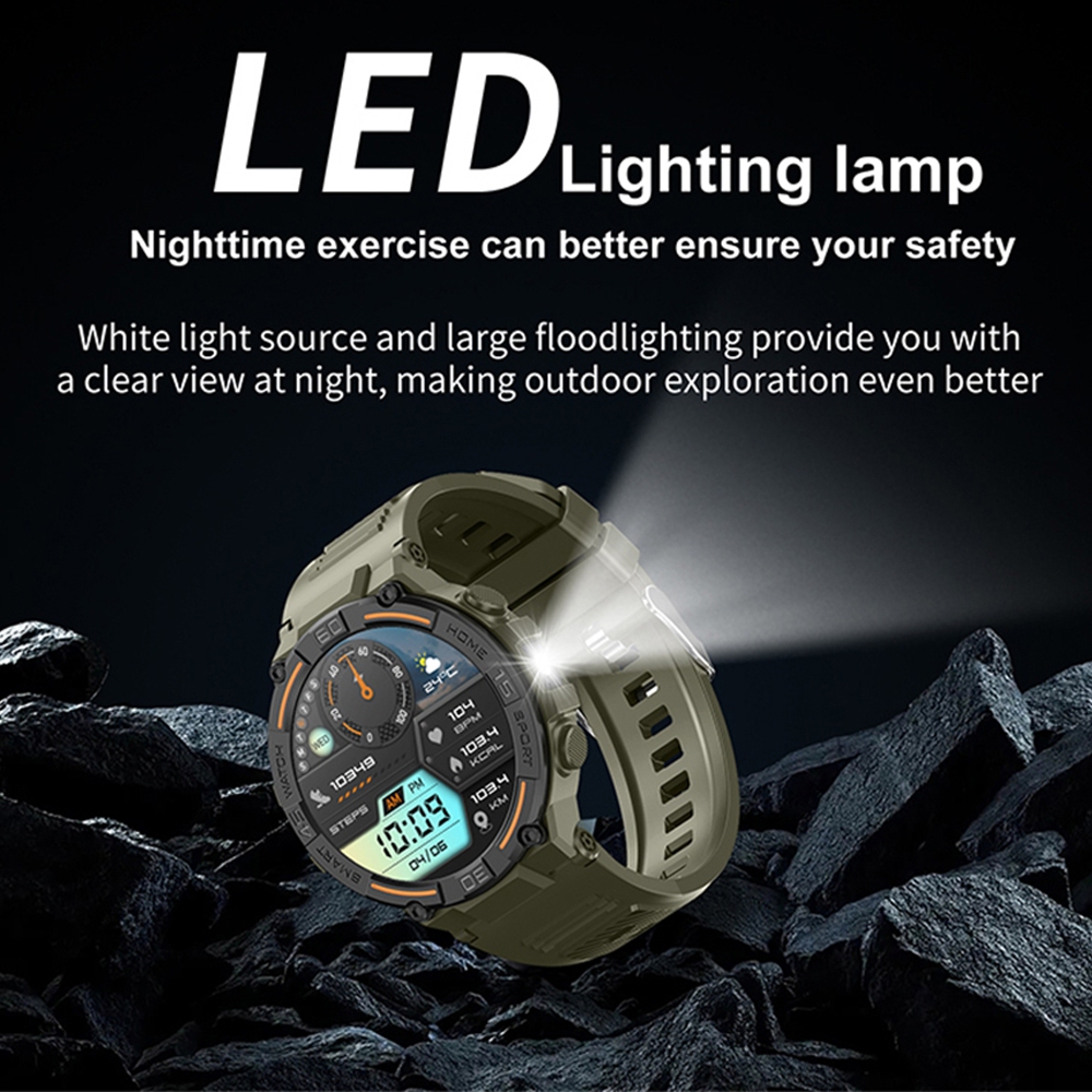 Reloj inteligente militar resi - Smartwatch Face reseña y precio