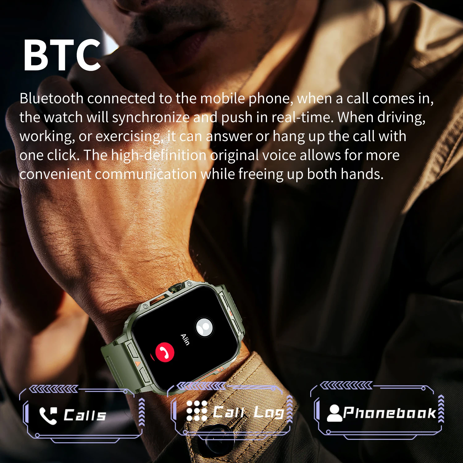Reloj Inteligente Militar de L - Smartwatch Face reseña y precio