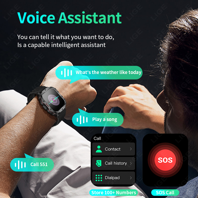 Reloj inteligente LIGE para ex - Smartwatch Face reseña y precio
