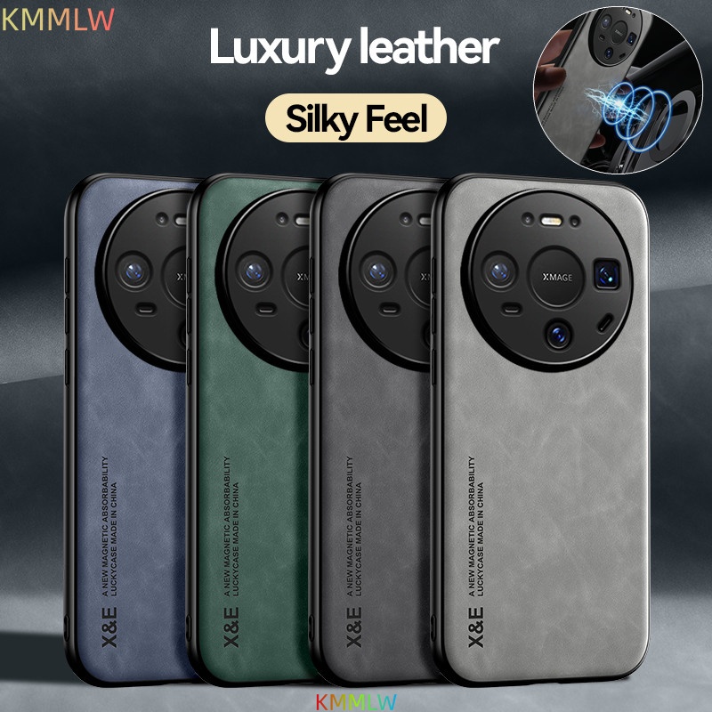 Funda de cuero de lujo para Hu - Huawei Mate 60 reseña y precio