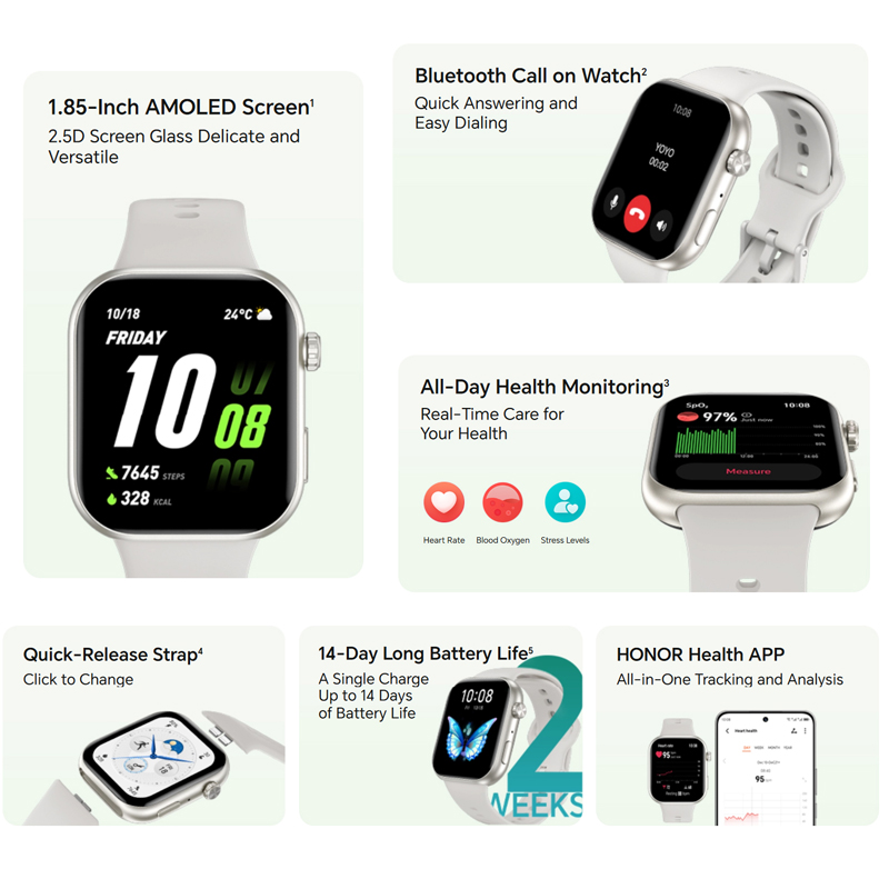 Reloj Inteligente HONOR CHOICE - Smartwatch Face reseña y precio