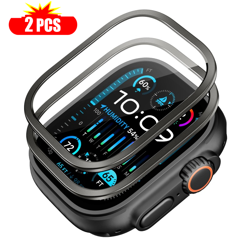 2 uds vidrio templado para App - Watch Case Bumper reseña y precio
